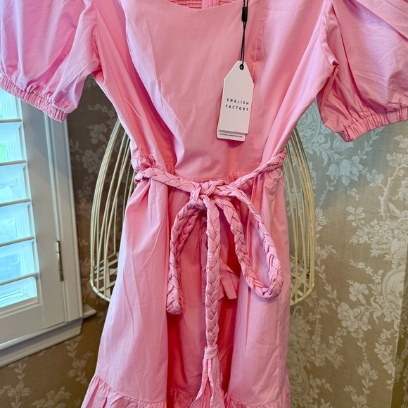 English Factory Pink Ruffle Dress - Picture 4 of 11